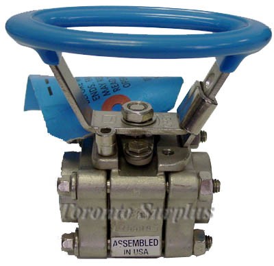 What materials are Jamesbury ball valves made out of?