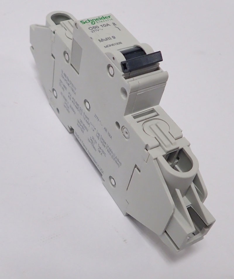 Schneider Electric C60 10A 277V~ Circuit Breaker Multi 9 Individual 50/60Hz