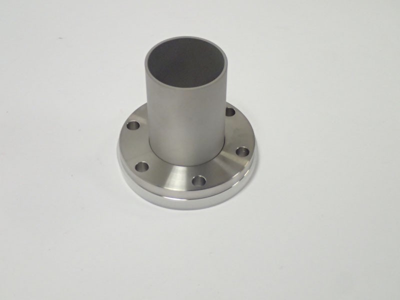 304 Stainless Steel Half Nipple On 70mm(2.75'')OD Conflat Flange 38mm(1.5'')OD Tube F070HN