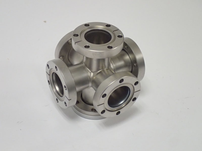 Conflat 6 Way Flange OD ~70mm/2.75'' 3 Fixed 3 Rotatable 6 Holes 