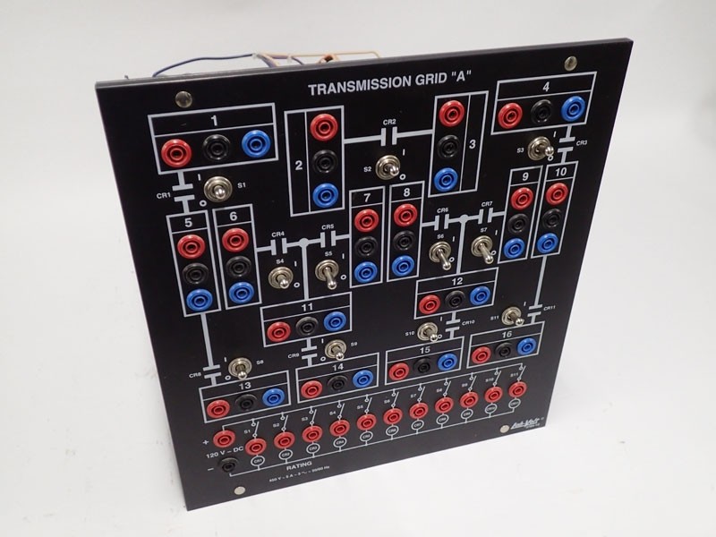 Lab-Volt 3784-10 Transmission Grid "A" 450Vac 5A 3 Phase 50/60Hz Tested