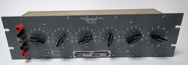 Gertsch RT-7R Ratio Transformer