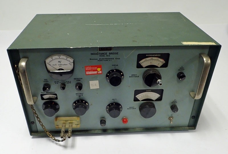 Boonton Electronics Corp. Inductance Bridge Model 63A, 1kHz to 100kHz