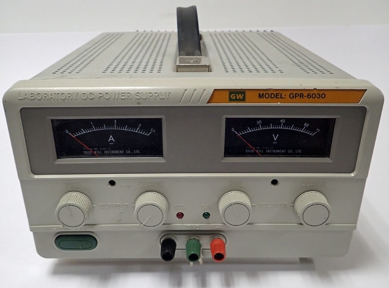 Instek Laboratory DC Power Supply GPR-6030 / PR-6030, 0-60 VDC, 0-3 Amps