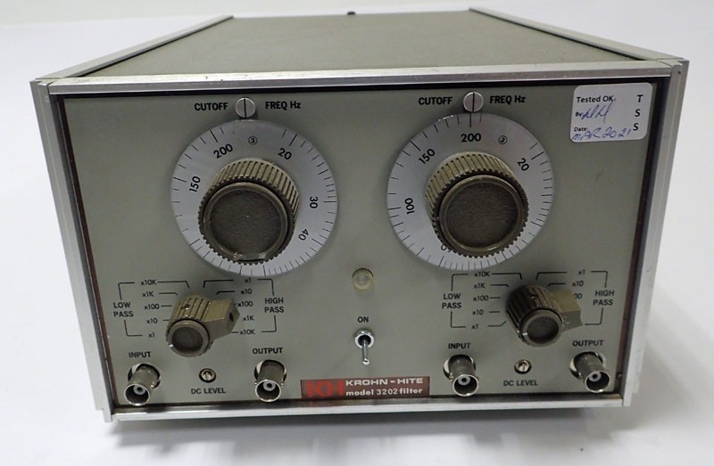 Krohn-Hite 3202 Variable Filter 20Hz - 2MHz