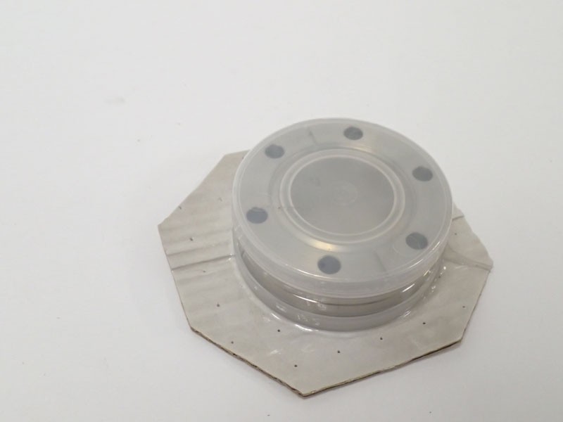 Double Sided 2 3/4'' OD Conflat Flange Bored 1 1/2'' 1'' Thick F070-038D3