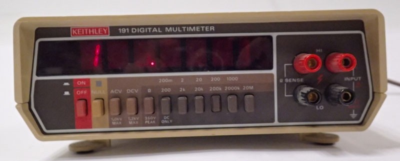 KEITHLEY 191 DIGITAL MULTIMETER IN 105-125Vac 50-60Hz 25 Va MAX