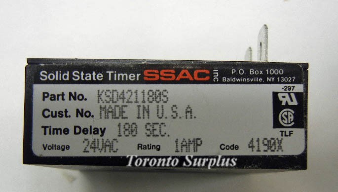  SSAC KSD421180S Delay on Make Timer