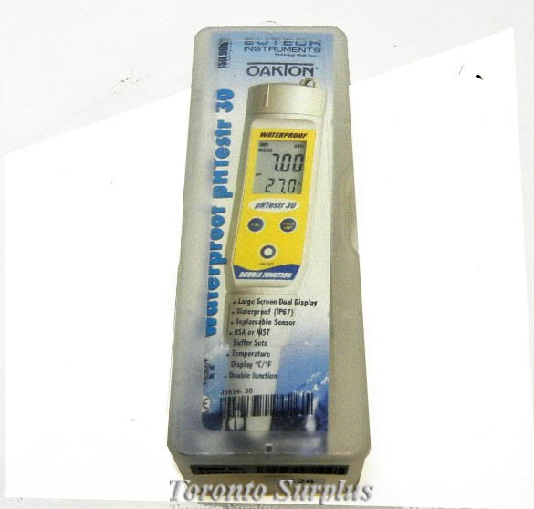 Eutech Oakton Waterproof pHTestr 30 Pocket pH Tester