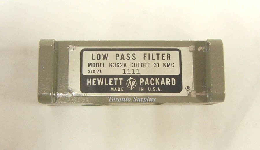 HP K362A / Agilent K362A Waveguide Low Pass Filter