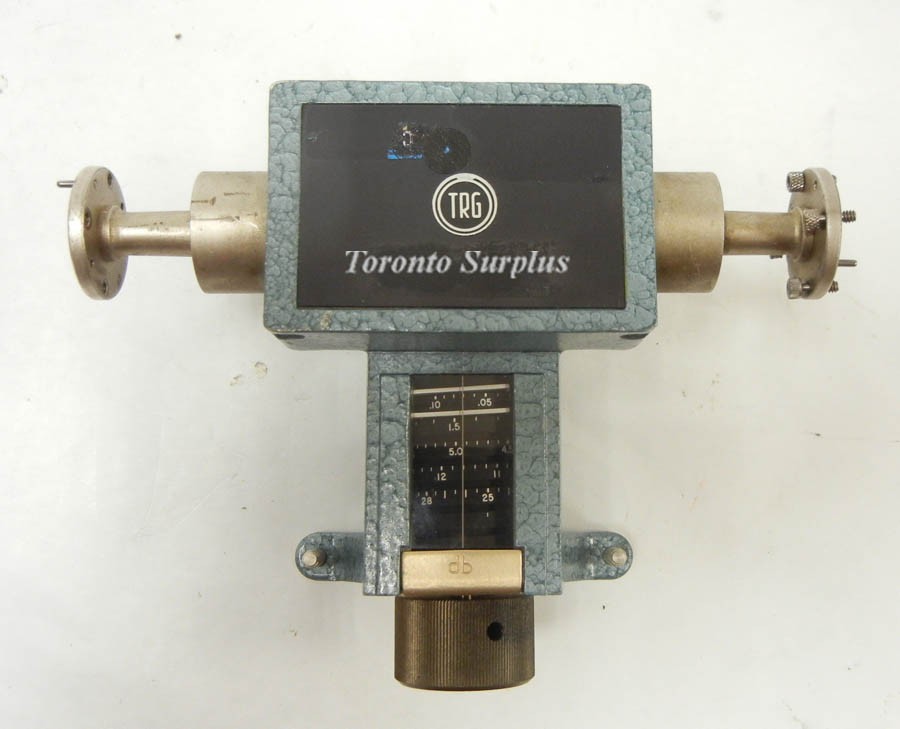 TRG Alpha Industries 510B / 383 Waveguide Adjustable Variable Attenuator