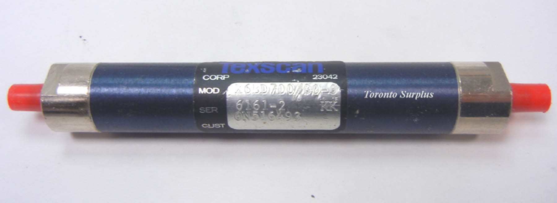 Texscan 23042 / X6BD-700/80-3 KK Microwave RF Bandpass Filter