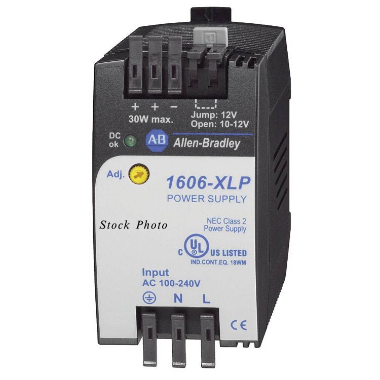 as 12-15V, 2.8A, Allen Bradley 1606-XLP36C / 1606XLP36C Compact Power Supply, Standard Module Series A - 12-15 V, 2.8 A BNIB/NOS 