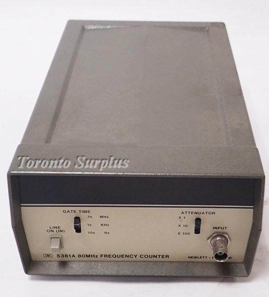 HP 5381A / Agilent 5381A 80 MHz Frequency Counter with 7-Digit Display