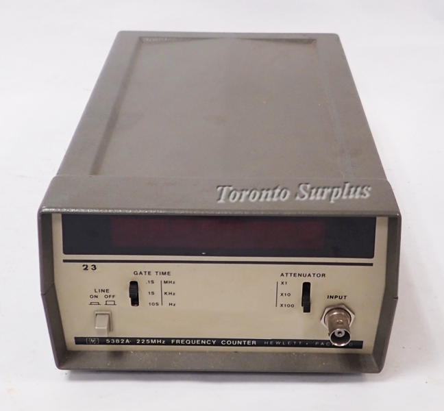 HP 5382A / Agilent 5382A 225 MHz Frequency Counter OPT 001 with 8-Digit Display 