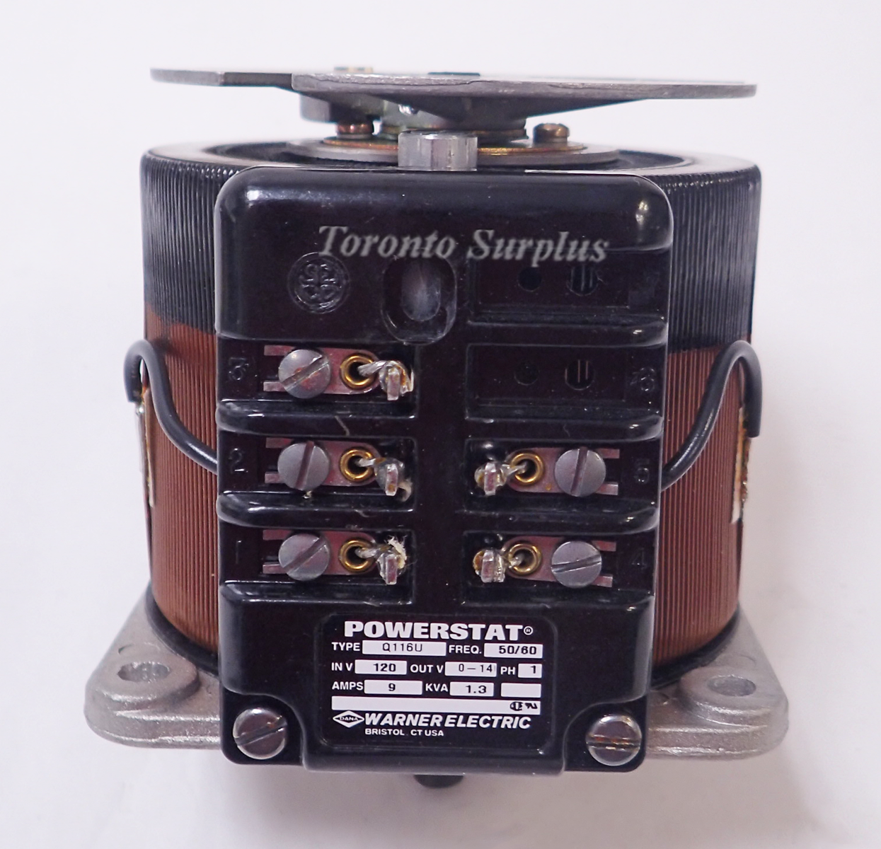 Warner Electric Powerstat Q116U Variable Autotransformer 1