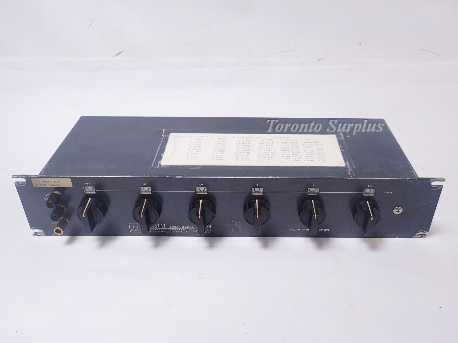 ESI RS624 Decade Resistor Box 1