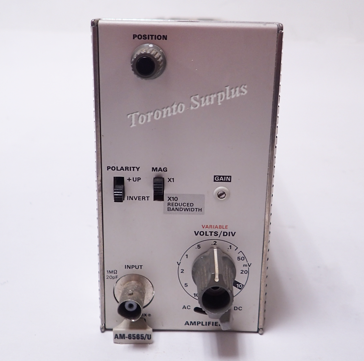 Tektronix AM6565/U / 7A15 General-Purpose Amplifier Plug-In Module 1