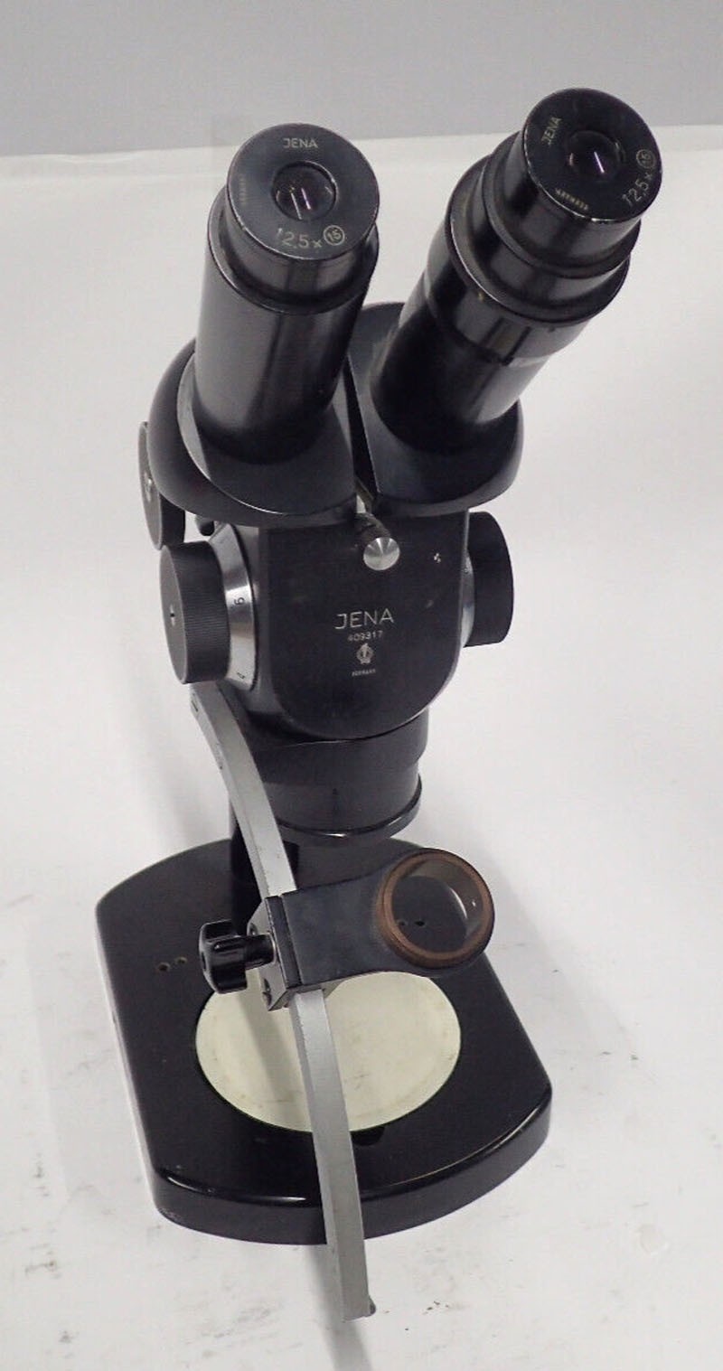 Jena 409317 1Q Inspection Microscope 100x Magnification Range 