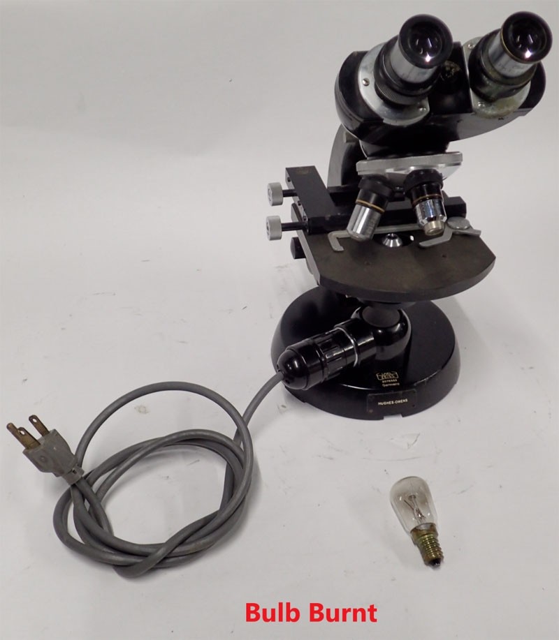 Carl Zeiss Hughes-Owens Binocular Microscope w/ 2.5x and 10x Objectives 