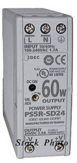 Idec PS5R-SD24 Switching Power Supply 85 to 264 VAC, 100 to 370 VDC