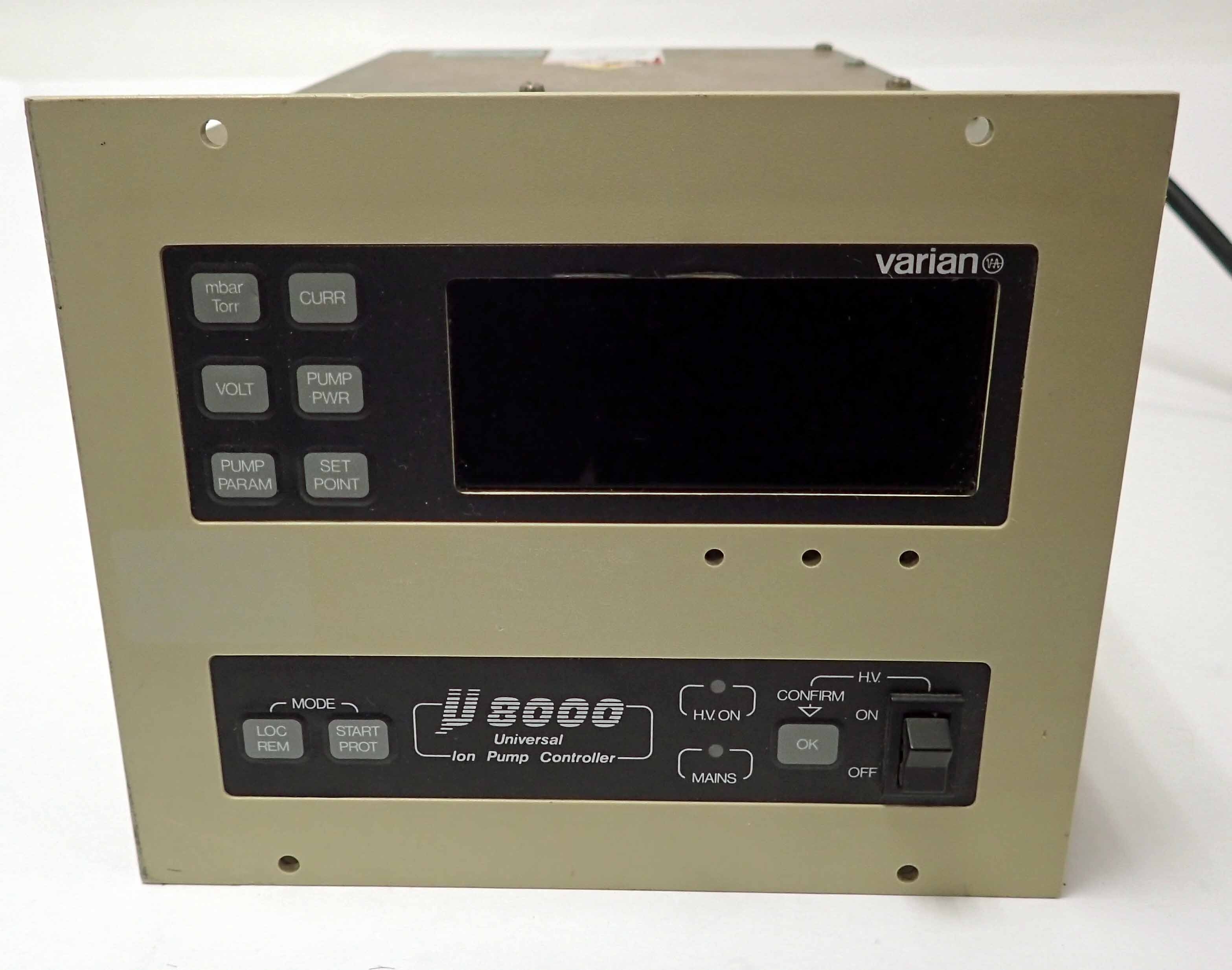 Varian 9298000S001 Universal Ion Pump Controller U8000 Series