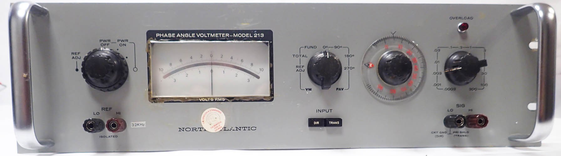 North Atlantic 213C Phase Angle Voltmeter Input Frequency range 10Hz to 100kHz