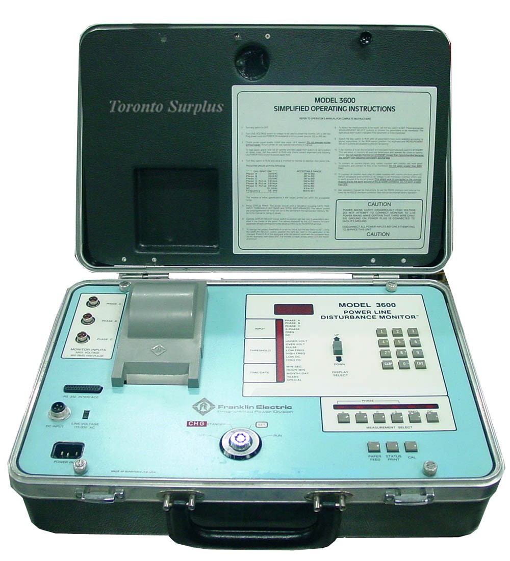 Franklin Electric 3600 Power Line Disturbance Monitor