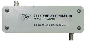 HP 355F / Agilent 355F Programmable Step Attenuator, Manual 