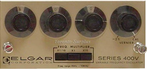 Elgar 400V Oscillator Plug-in, 45 Hz-10 kHz, Single Phase