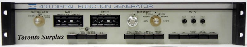 MTS 410-31 / 410 Series Digital Function Generator