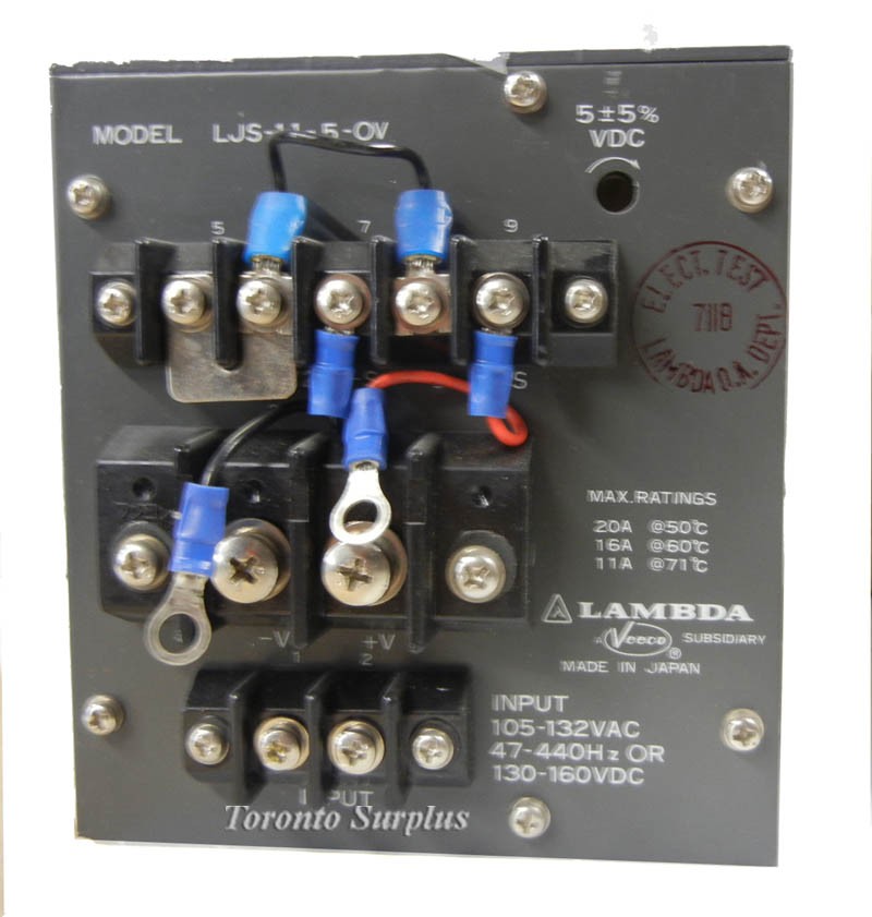  Lambda LJS-11-5-OV Power Supply