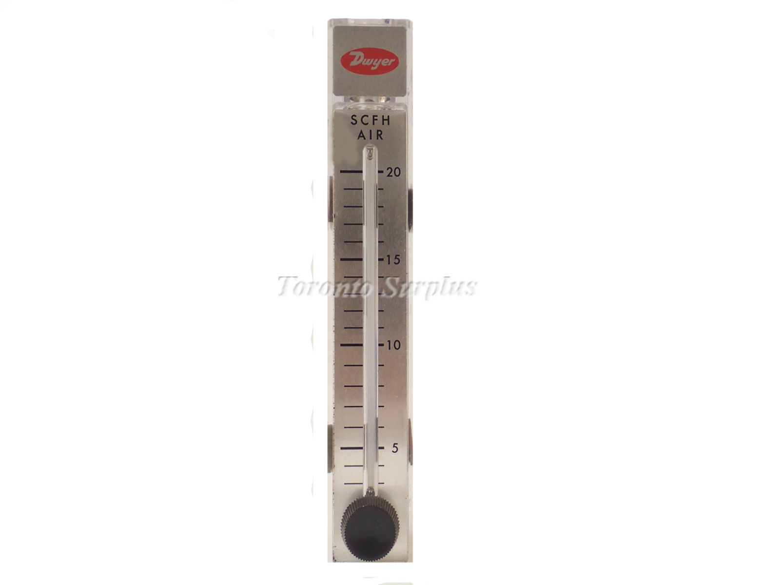 Dwyer® Flowmeter, 5 " Scale RMB 2-20 SCFH Air