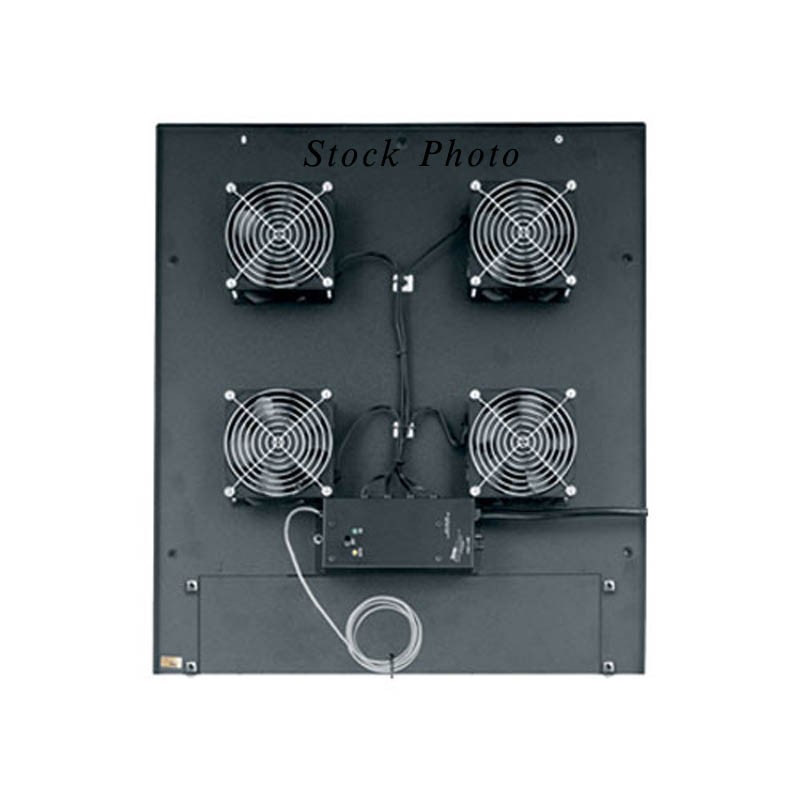 Middle Atlantic MW-4QFT-FC 220 CFM Integrated Fan Top with (4) 4-1/2" Fans and Controller