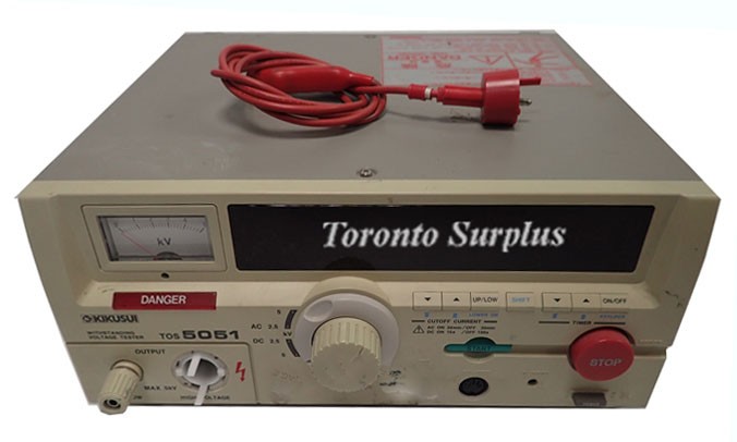 Kikusui TOS5051 / TOS 5051 Withstanding Voltage Tester, with HV 