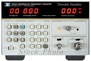 HP 5342A / Agilent 5342A - Microwave Frequency Counter with Opt 001, 002 & 011