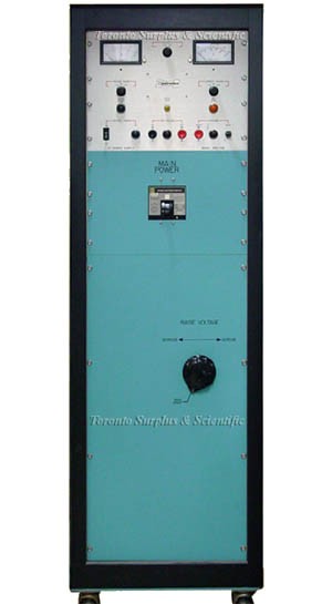 Hipotronics 820-750 High Voltage Power Supply Control Unit 6ft Rack 20 kVDC, 750 mA , Single Phase Input 