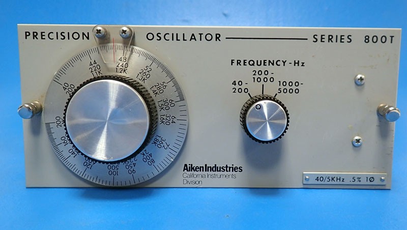 Aiken / California Instruments 800T /800T-40/5k-1phase Precision Oscillator Plug-In , 40Hz - 5 kHz