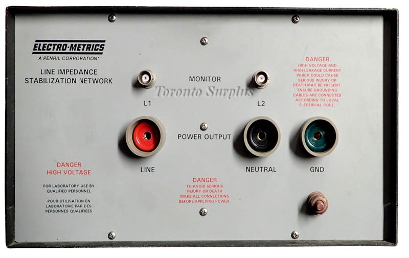 Electro-Metrics ANS-25/2 LISN Line Impedance Stabilization Network, Mil-Spec (like EMCO 3825-2)