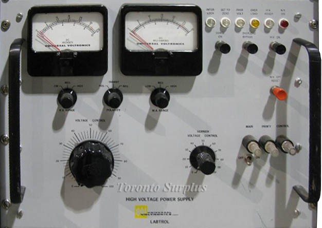 ak 32kV, 25mA Universal Voltronics BAL-32-25 High Voltage DC Power Supply, 0-32 kV, 0-25 mA