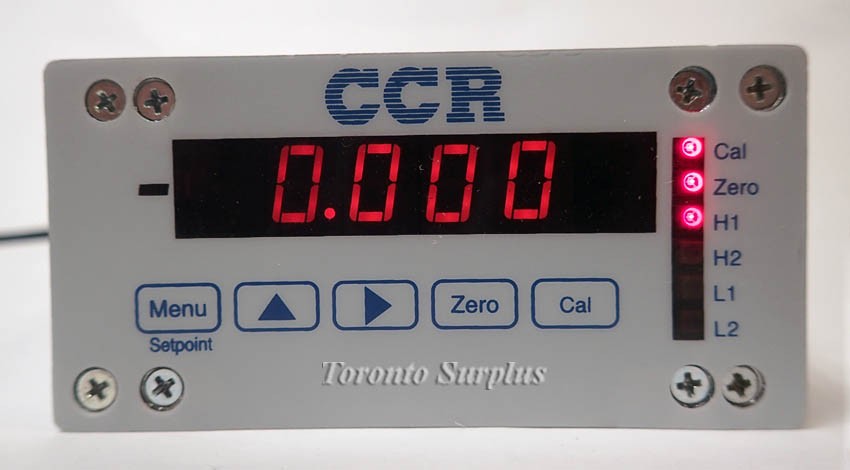 CCR SR5 Single Channel Digital Readout with Integrated Power Supply SR5-SP02-11-0