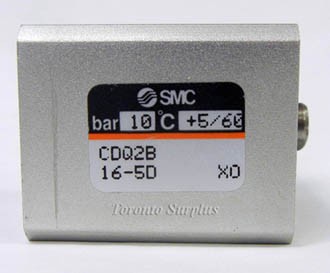 SMC Pneumatic CDQ2B16-5D / CDQ2B165D Compact Cylinder, Double Acting, Single Rod, Brand New / NOS