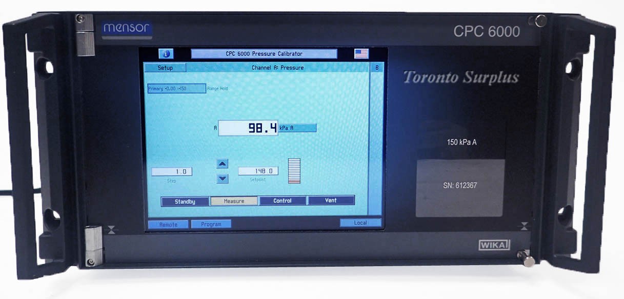 Wika Mensor CPC6000 Modular Precision Pressure Controller, with Low