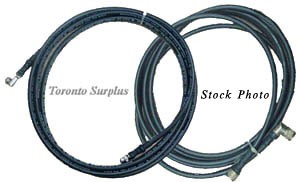 RG-213/U RG213 MIL SPEC - 2 x Coaxial Cables N-N & TNC-TNC approx. 15 feet each