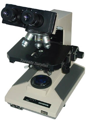 Olympus BH-2 BHTU Binocular Research Microscope with Built-in Light Source (In Stock)