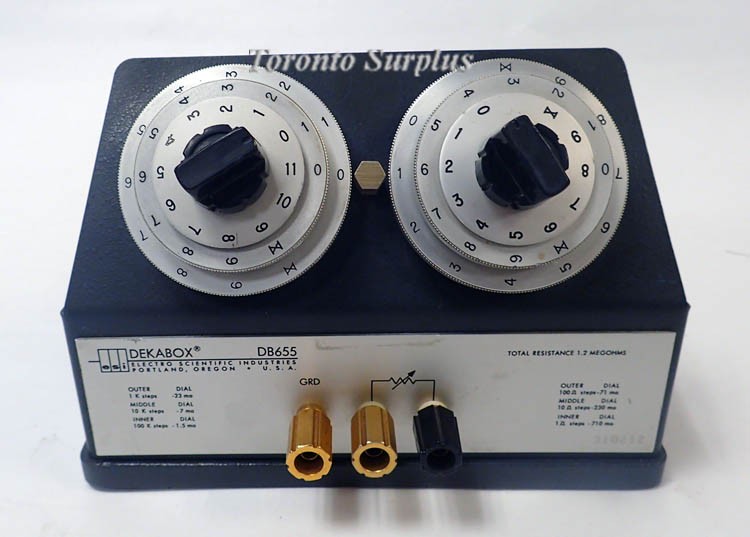 ESI Dekabox DB655 Decade Resistor 6 Decades, Total