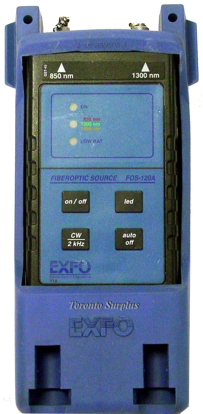 Exfo Fos-120A / Fos120A FOS-124A-74 Fiberoptic Source