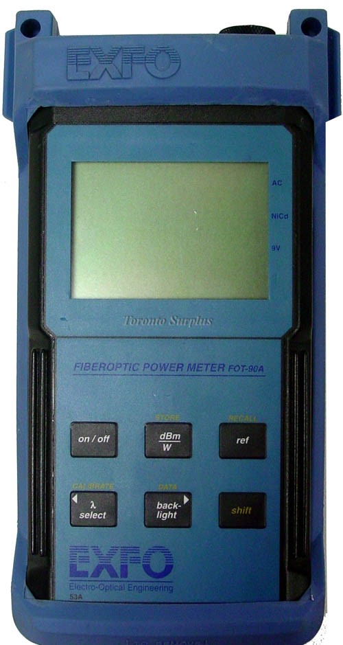 Exfo Fot-90A / Fot90A FOT-93A Fiberoptic Power Meter