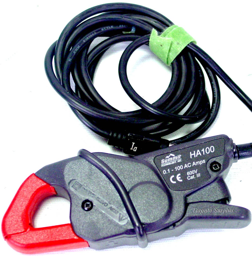 Summit Technology HA100 / HA 100 Clamp-On Current Transformer - 0.1-100 Amp AC
