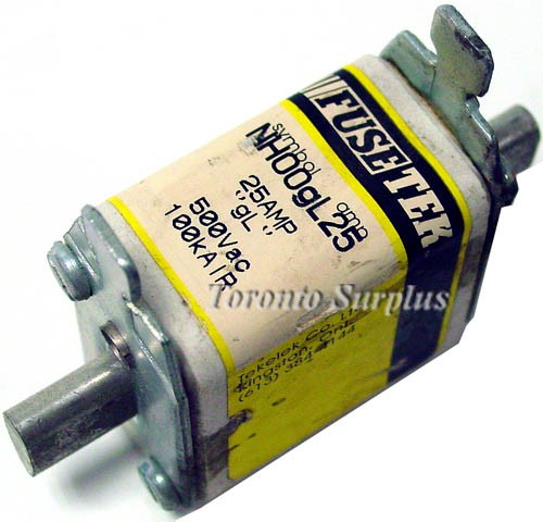 Fusetek NH00gL Fuse 25AMP 